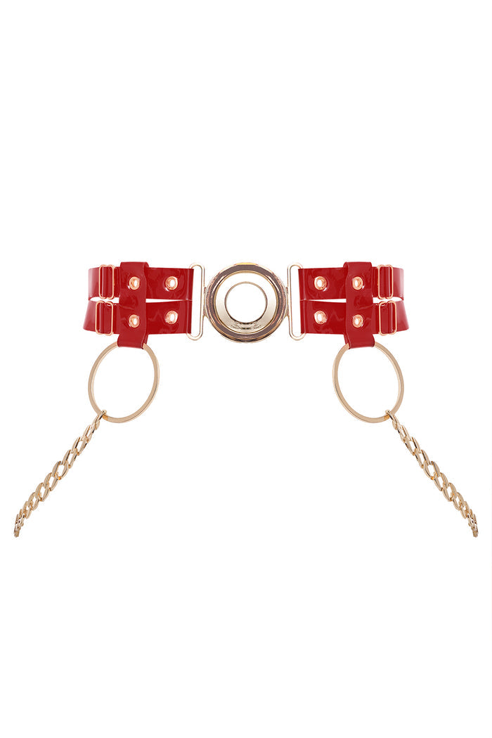 Punk Red belt by Secret Room