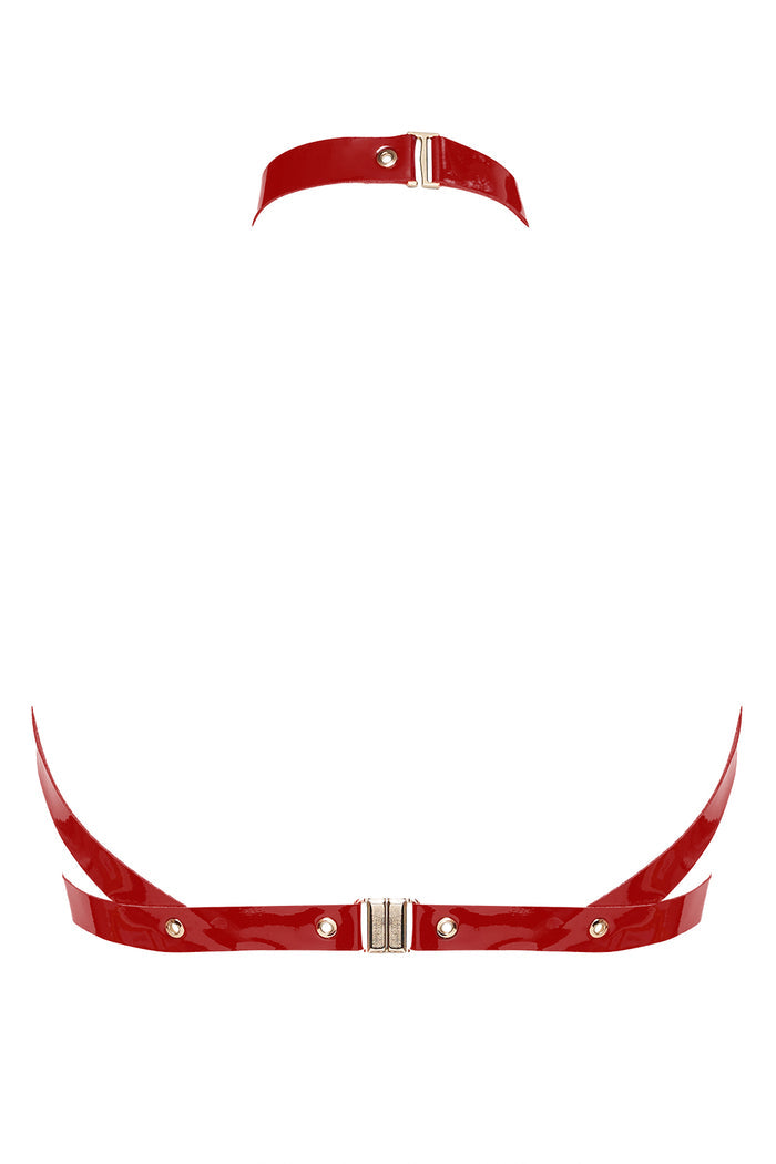 Punk Red halter bra by Secret Room