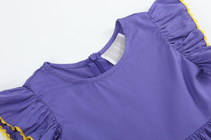 Purple, Green and Gold Mardi Gras Dress - Lil Cactus