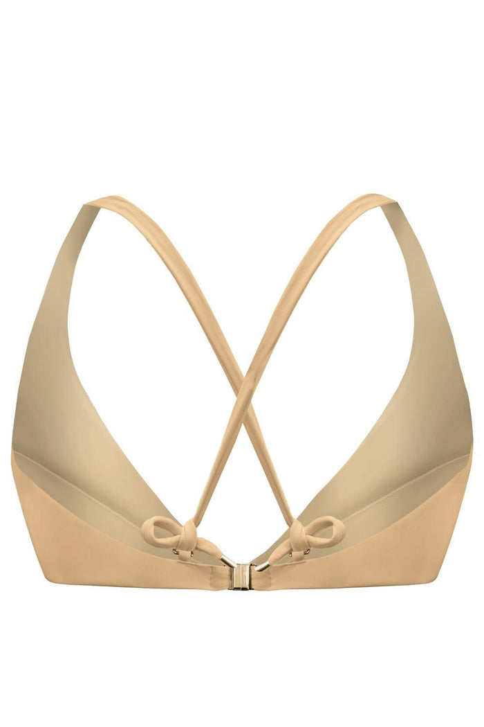 Radiya Light Beige bikini top - Bikini top by yesUndress. Shop on yesUndress