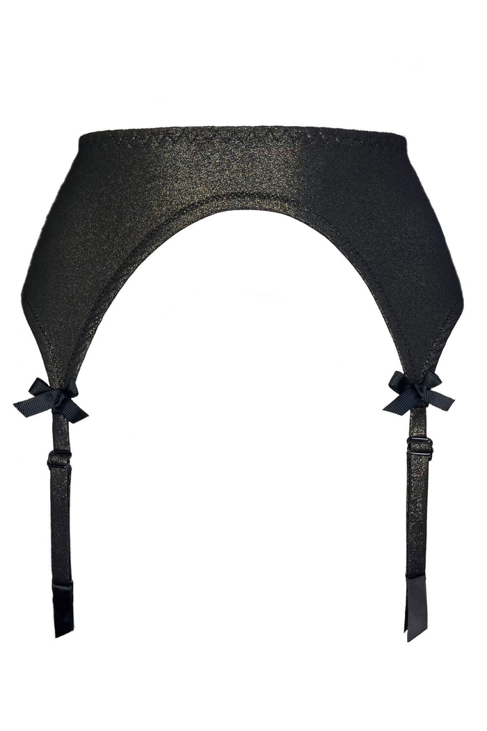 Ramonda black gold garter belt - yesUndress