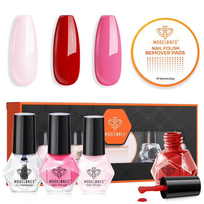 Raspberry Nail Polish Kit MODELONES #
