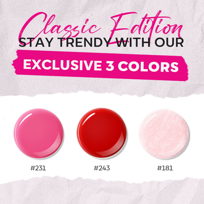 Raspberry Nail Polish Kit MODELONES #