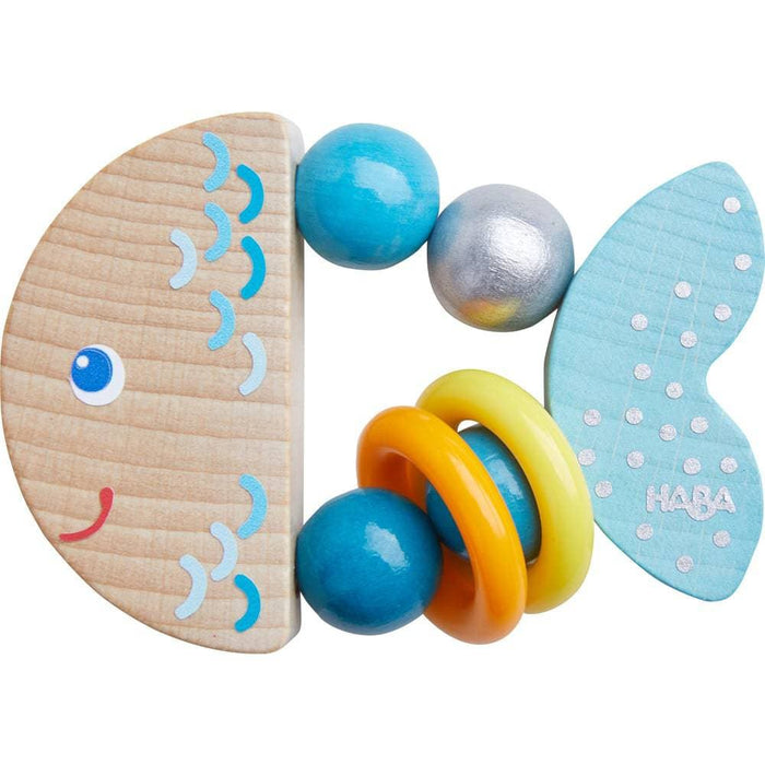 Rattlefish Wooden Baby Rattle - Babies in Bloom
