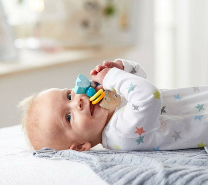 Rattlefish Wooden Baby Rattle - Babies in Bloom