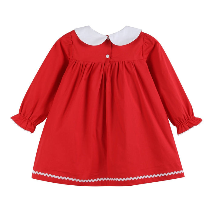 Red Ruffle Christmas Tree Dress - Lil Cactus