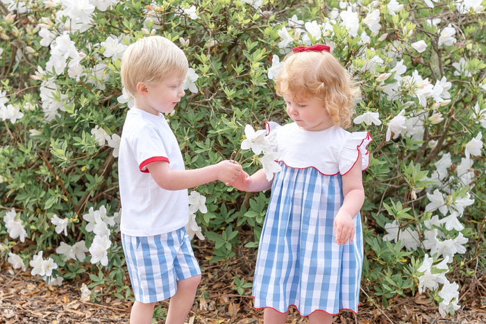 Red, White and Blue Shirt and Shorts Set - Lil Cactus