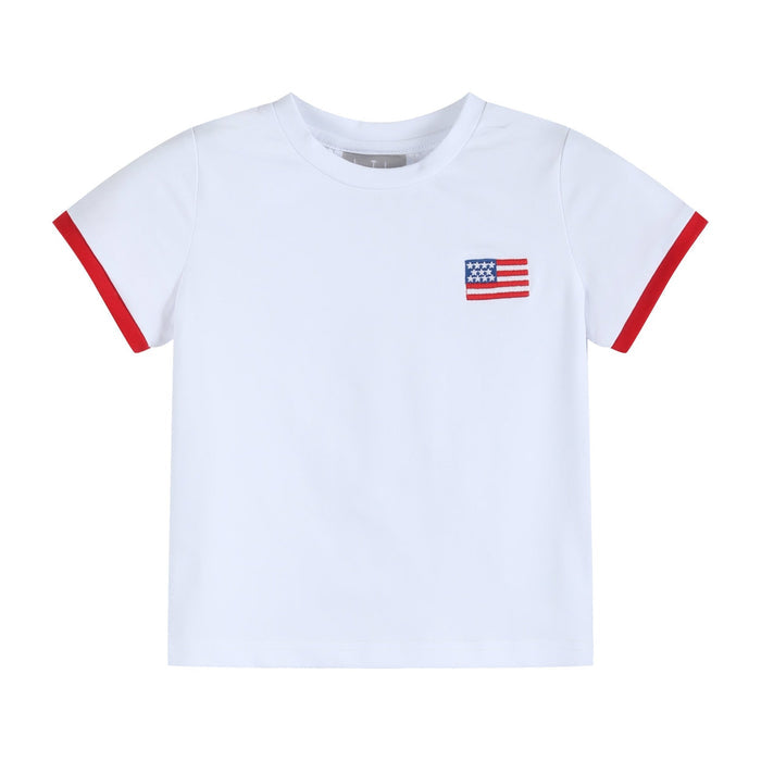 Red, White and Blue Shirt and Shorts Set - Lil Cactus