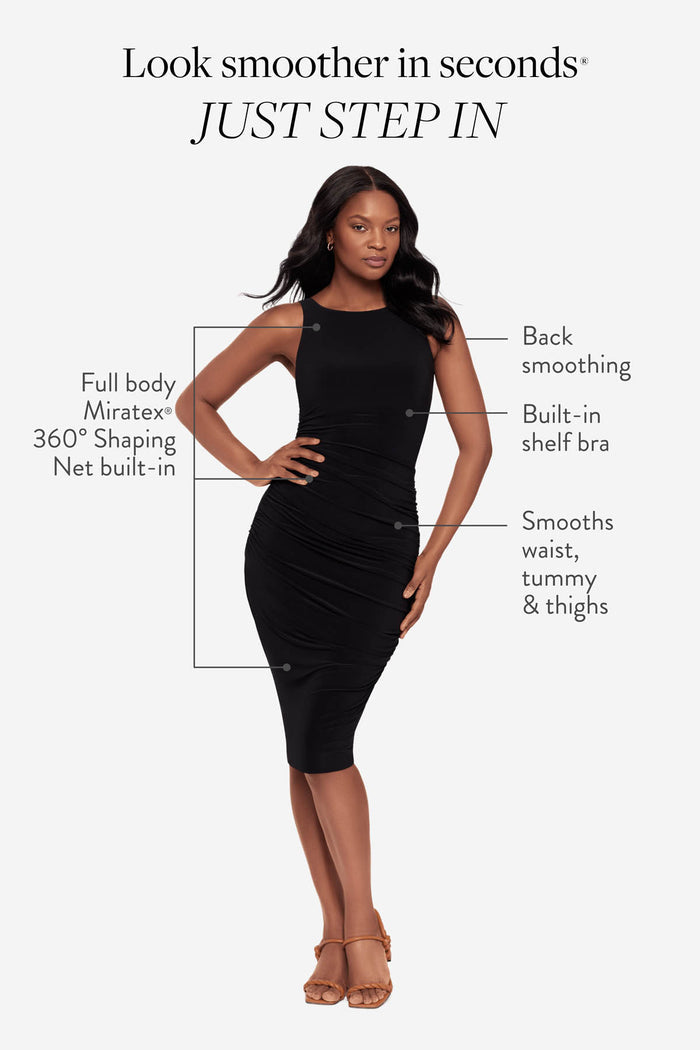 Regi Shaping Dress in Black