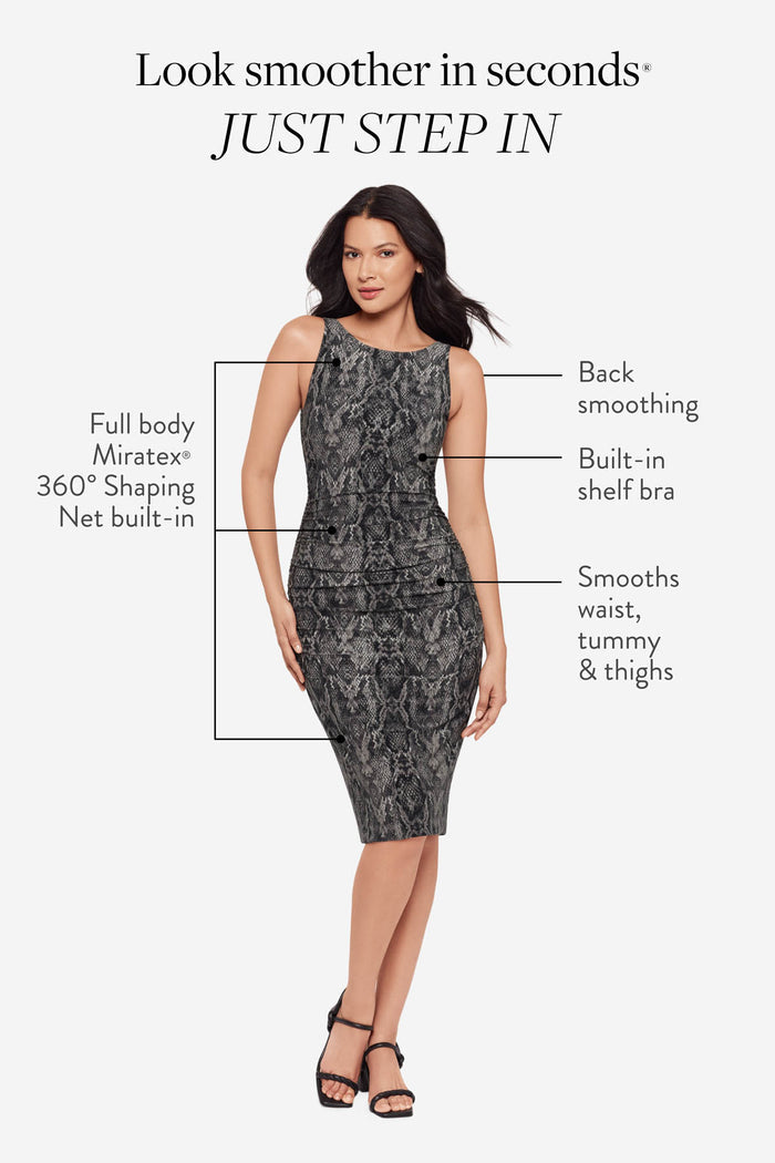 Regi Shaping Dress In Serpiente