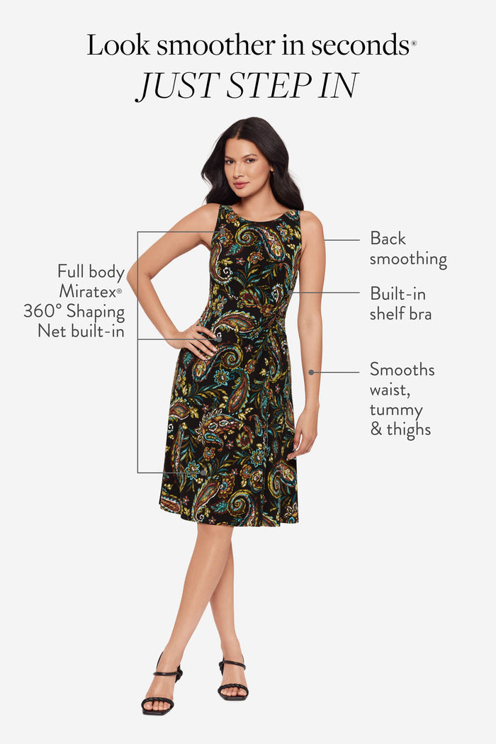 Remi Fit & Flair Shaping Dress in Gypsi