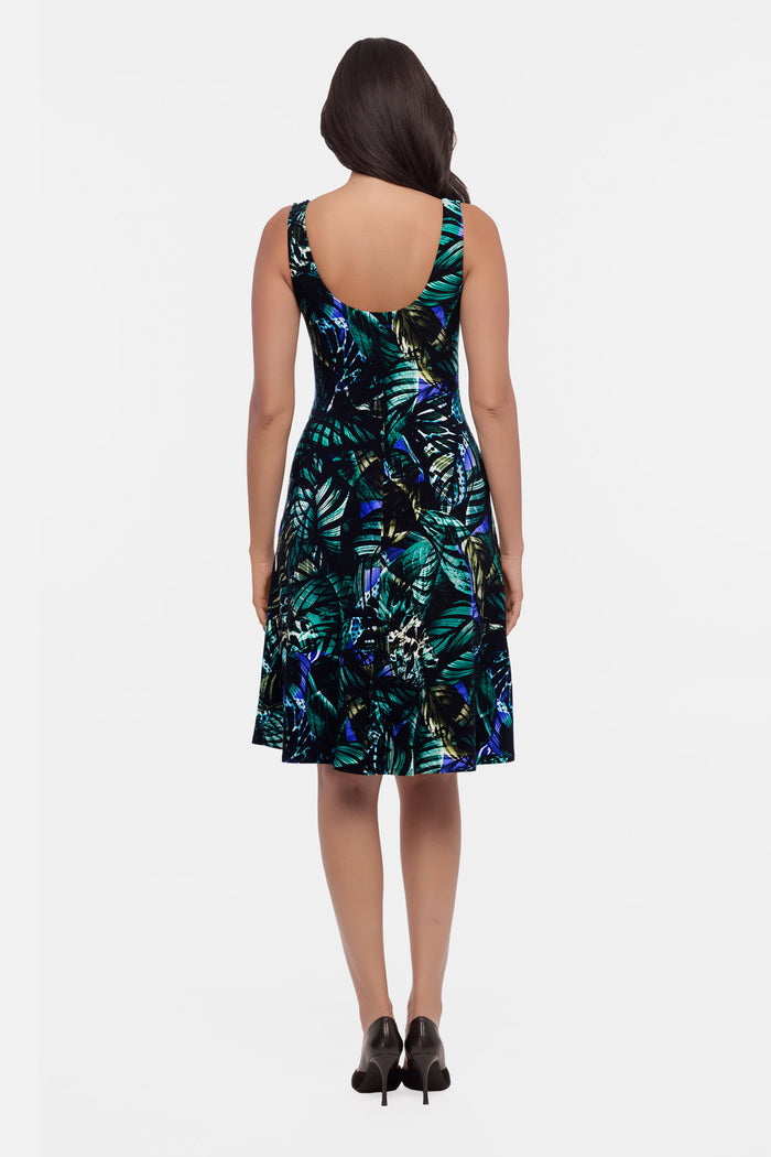 Back of Remi shaping dress in Selva