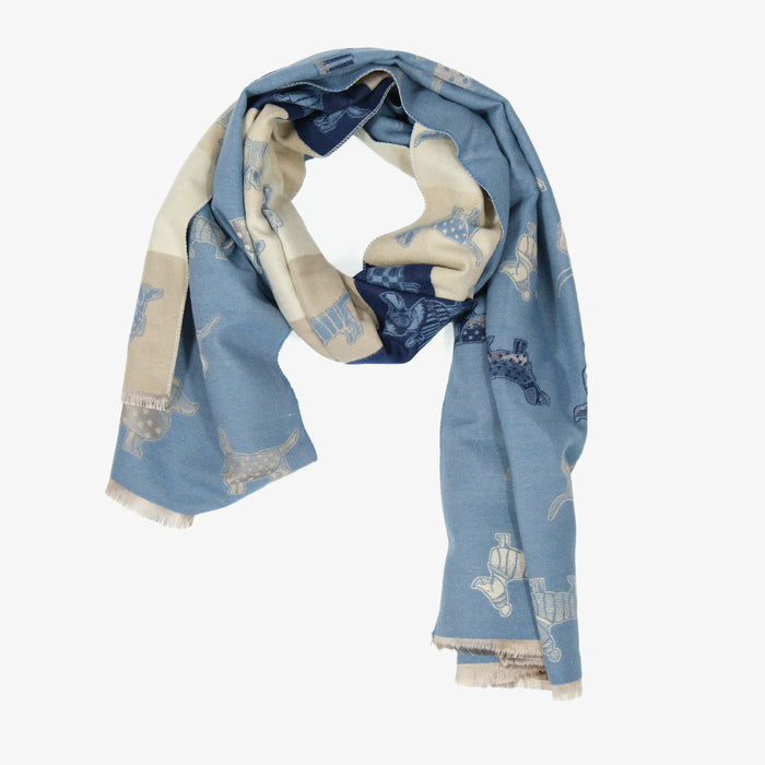 Blue/Beige