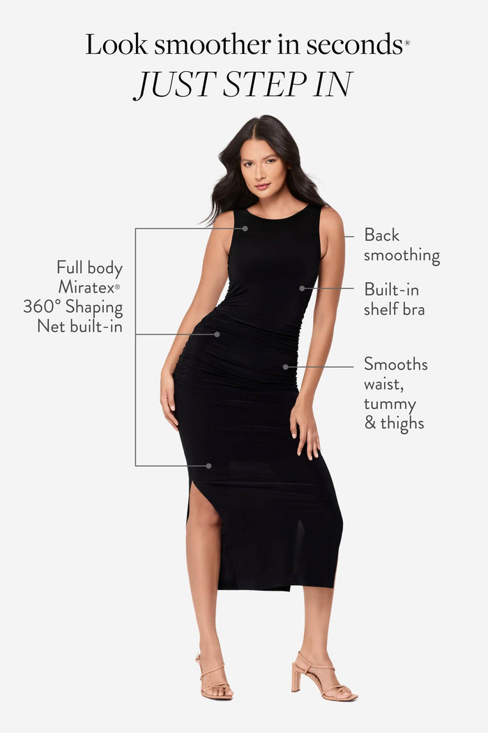 Roxi Shaping Dress in Black