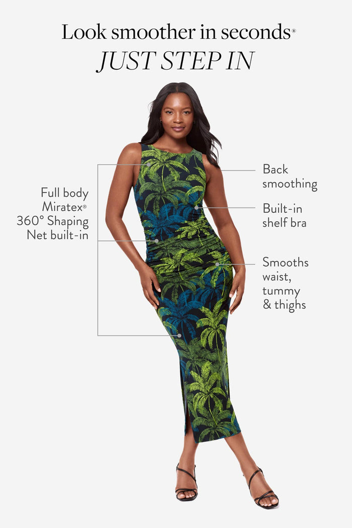 Roxi Shaping Dress in Isla Palma