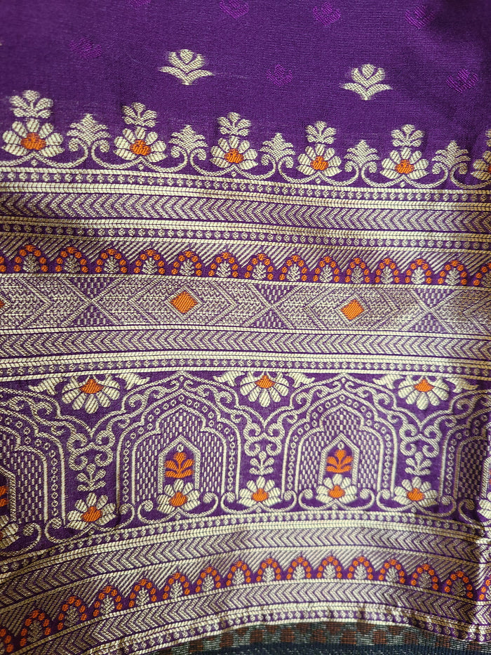 Royal Purple Banarasi Kurta