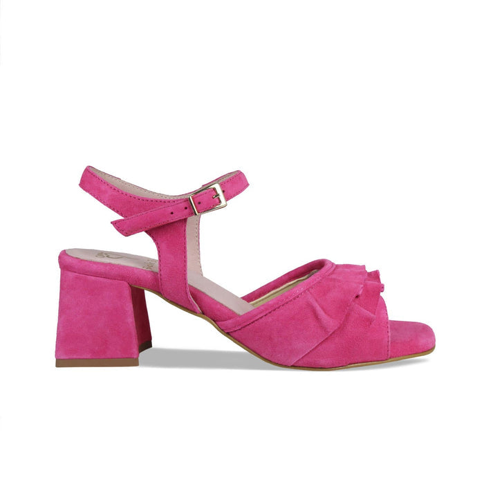 Sadie: Fuchsia Suede Shoes Sole Bliss