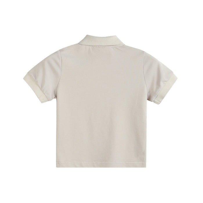 Sand Beige Tractor Polo Golf Shirt - Lil Cactus