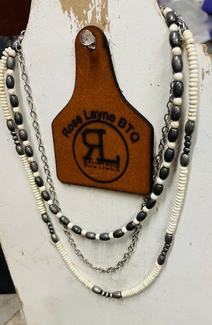 Sawyer 3 strand necklace