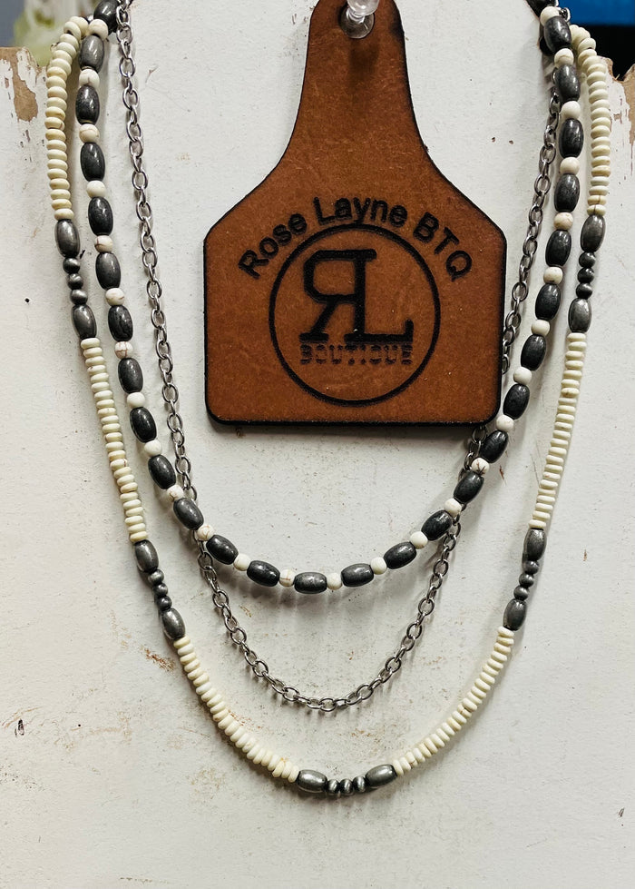 Sawyer 3 strand necklace