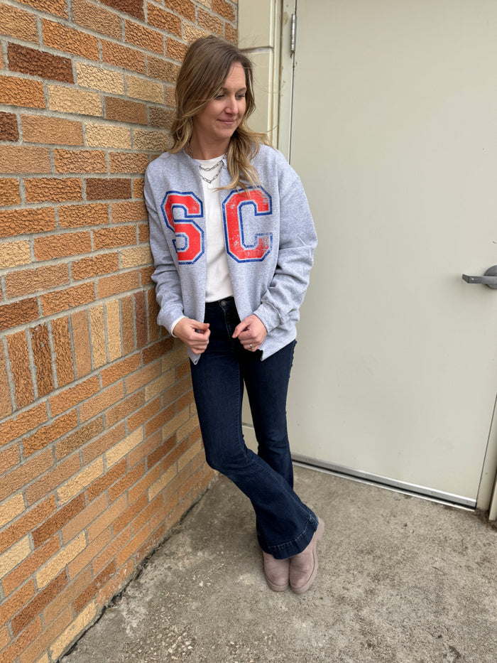 SC Vintage Cardigan Sweatshirt - Adult and Youth