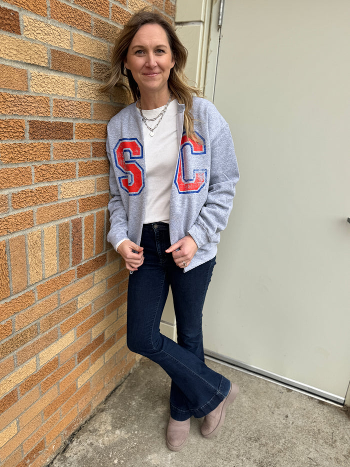 SC Vintage Cardigan Sweatshirt - Adult and Youth