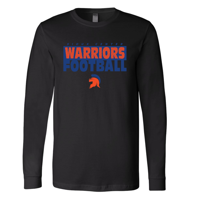 SC WARRIORS FOOTBALL BLACK LONG SLEEVE