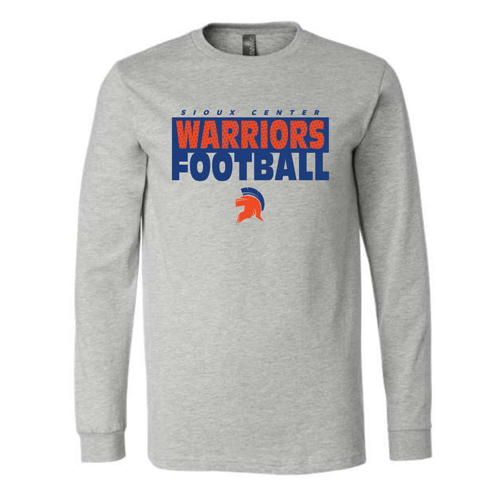 SC WARRIORS FOOTBALL GRAY LONG SLEEVE