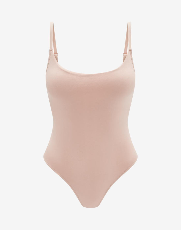 Seamless Cloud Cotton Bodysuit, Rose Dust - Thirdlove - Nylon/Spandex