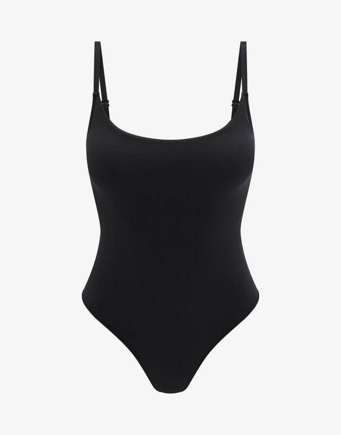 Seamless Cloud Cotton Bodysuit, Black - Thirdlove - Nylon/Spandex