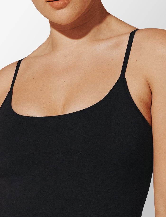 Seamless Cloud Cotton Bodysuit, Black - Thirdlove - Nylon/Spandex,modelH