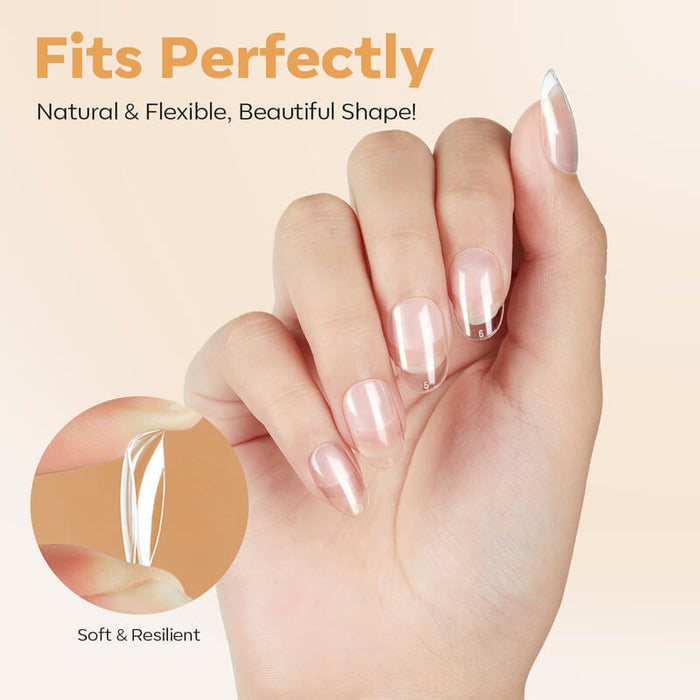 216 Pcs Semi-Frosted Nail Tips Nail Tip MODELONES #