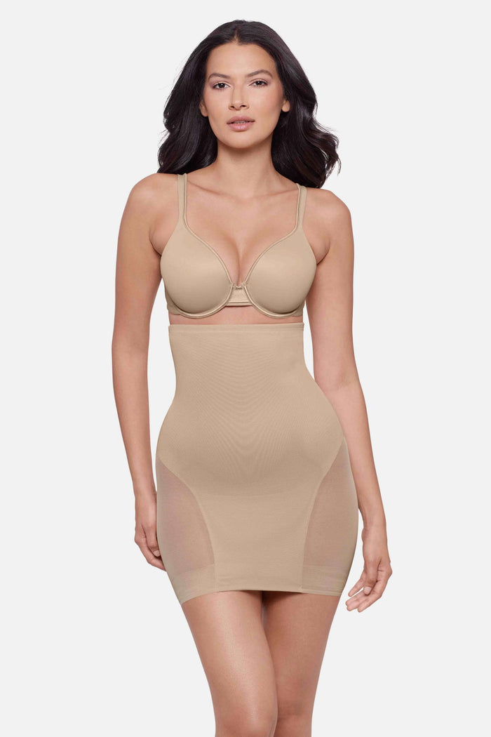 Sexy Sheer Extra Firm Control High-Waist Half Slip