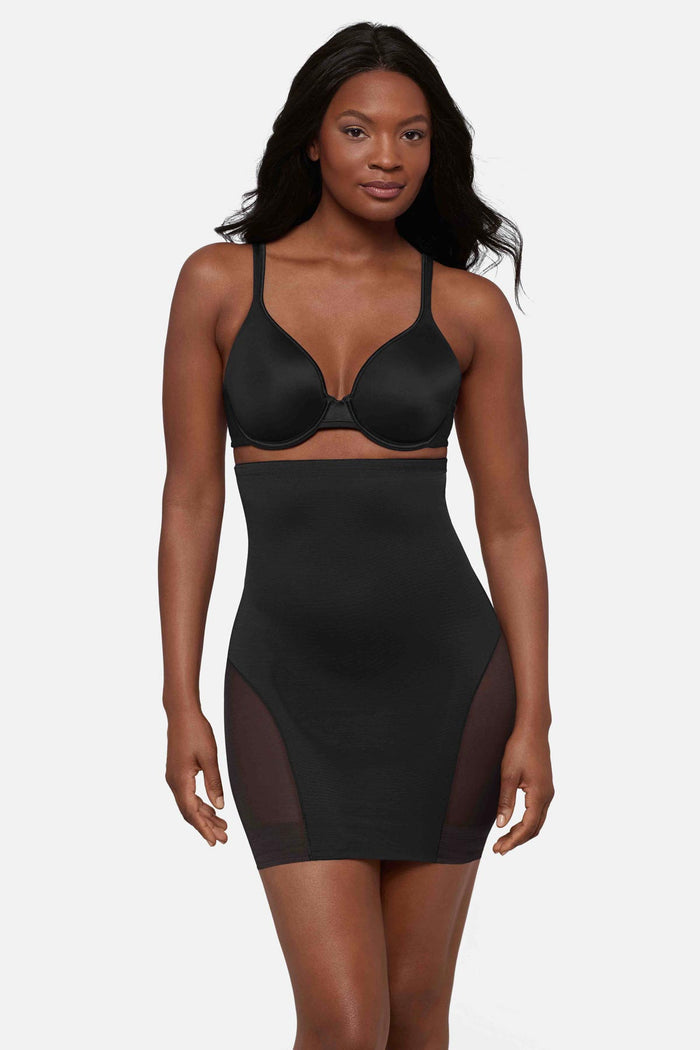 Sexy Sheer Extra Firm Control High-Waist Half Slip