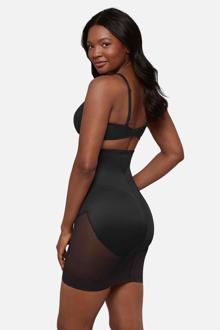 Sexy Sheer Extra Firm Control High-Waist Half Slip