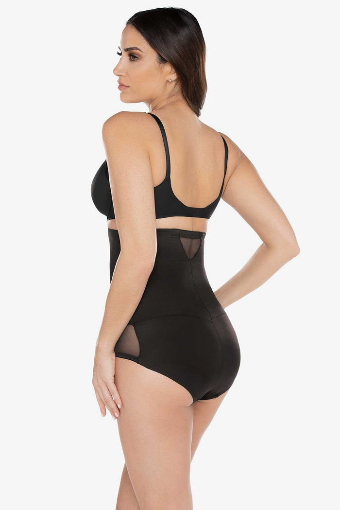 Sexy Sheer Shaping High-Waist Brief