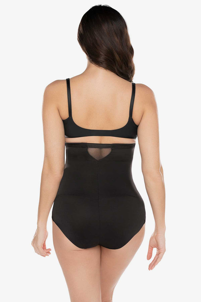 Sexy Sheer Shaping High-Waist Brief