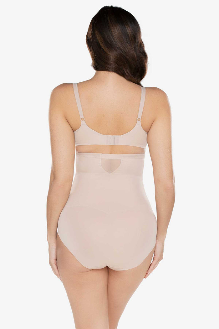 Sexy Sheer Shaping High-Waist Brief