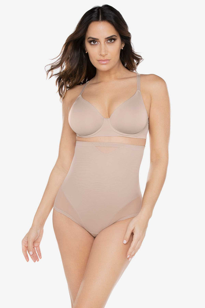Sexy Sheer Shaping High-Waist Thong