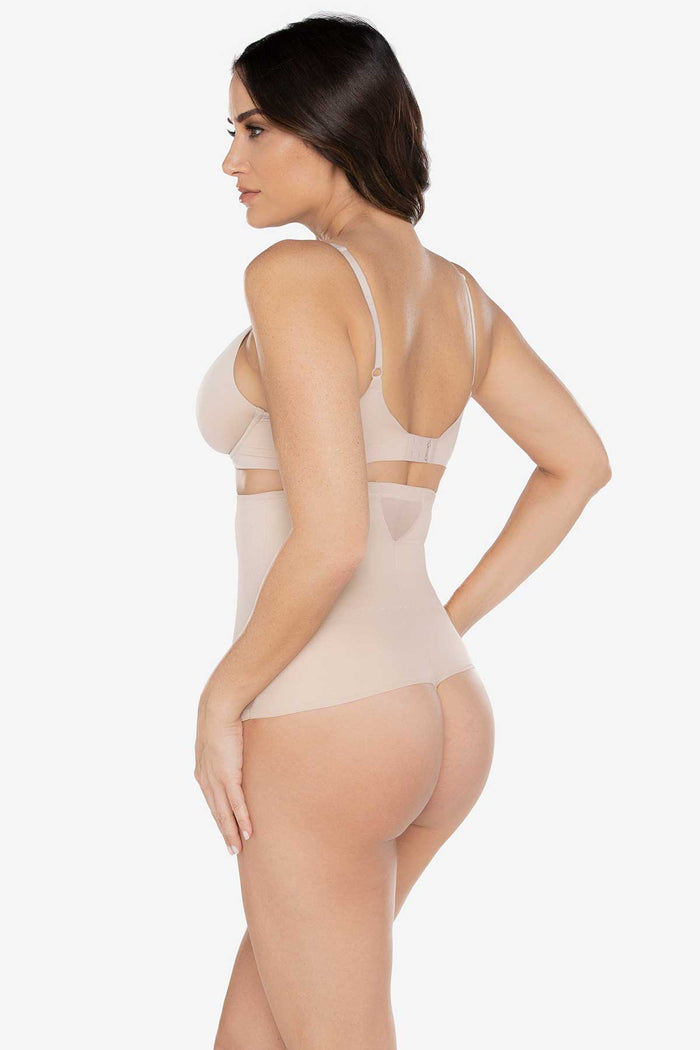 Sexy Sheer Shaping High-Waist Thong