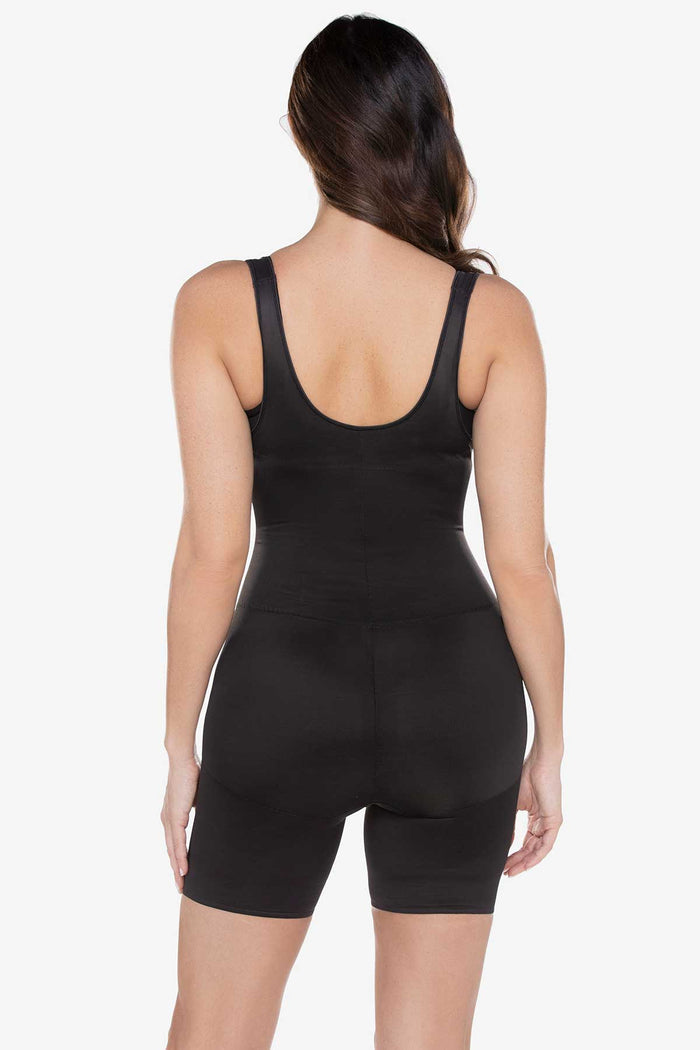 Shape Away® Open Bust Thigh Slimmer Bodysuit