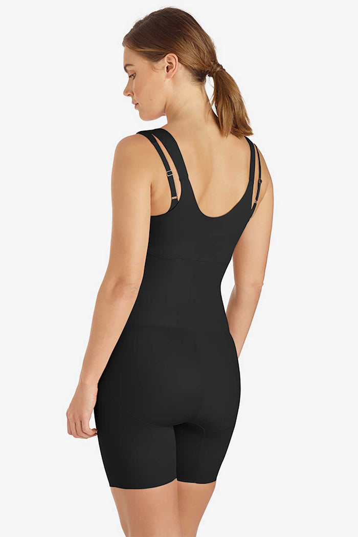 Shape Away® Open Bust Thigh Slimmer Bodysuit
