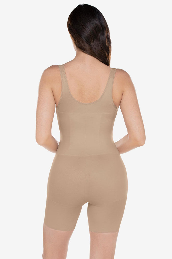 Shape Away® Open Bust Thigh Slimmer Bodysuit