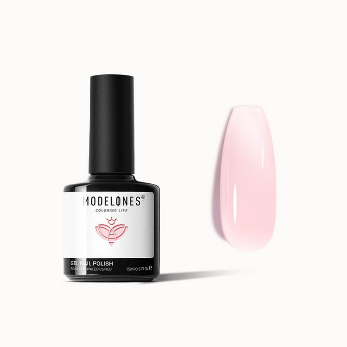 Sheer Milky Pink - Modelones Gel Nail Polish Inspire Gel 15ml Inspire Gel MODELONES #sheer-milky-pink