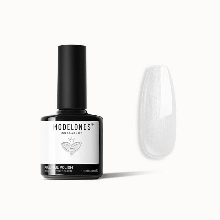 Dusk to Dawn - 22Pcs 6 Colors Valentine's Day Limited Gel Nail Polish Kit Gel Polish Kit MODELONES #white-shimmer