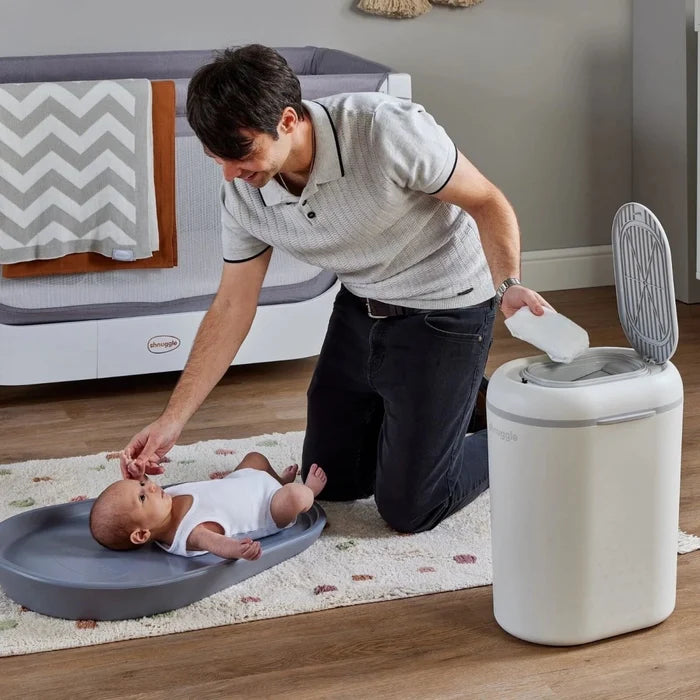 Shnuggle Eco - Touch Nappy Bin - White - ebebek