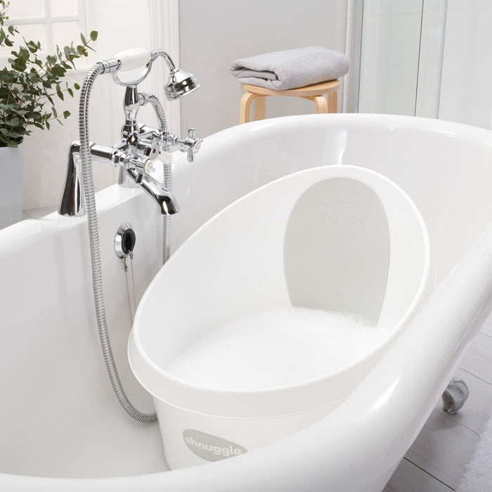 Shnuggle Toddler Bath Tub - White With Light Grey Backrest - ebebek - Black Friday
