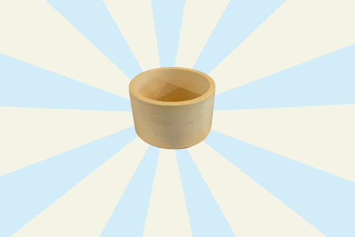 Short Yellow Chalk Planter