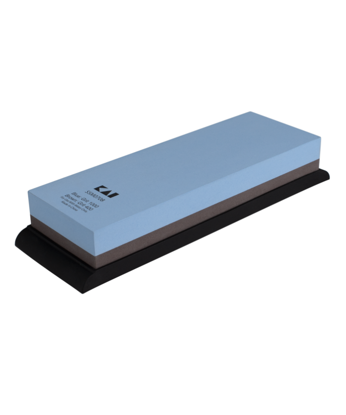 Shun Combination Whetstone w/Rubber Base 400/1000 Grit