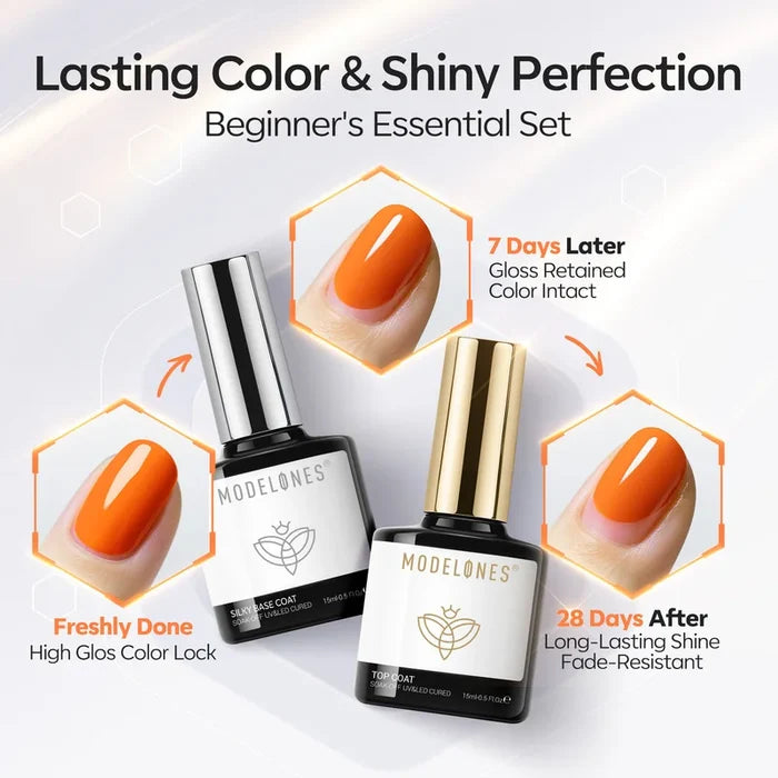 Silky Base Coat & Top Coat Duo